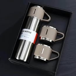 Coffee And Tea Thermos 3 Lid Thermos Flask