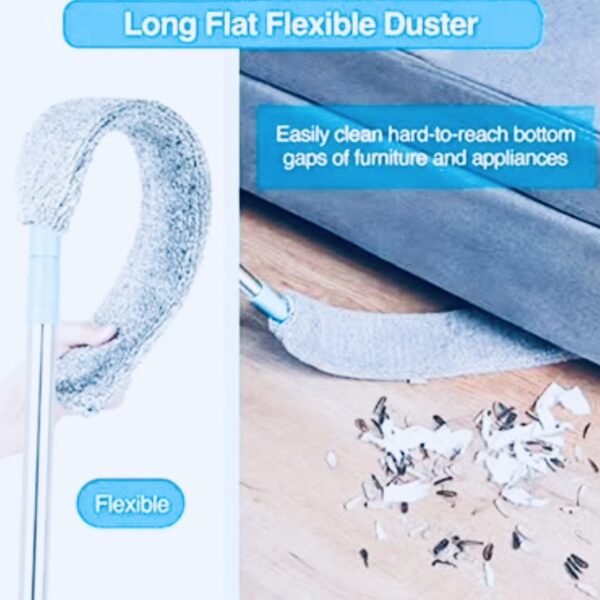 Retractable Gap Dust Cleaner Under Appliance Microfiber Duster Dust Brush with Extension Pole (36 to 49 inches)