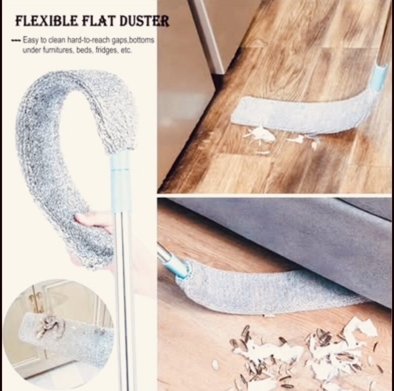 Retractable Gap Dust Cleaner Under Appliance Microfiber Duster Dust Brush with Extension Pole (36 to 49 inches) - Image 8