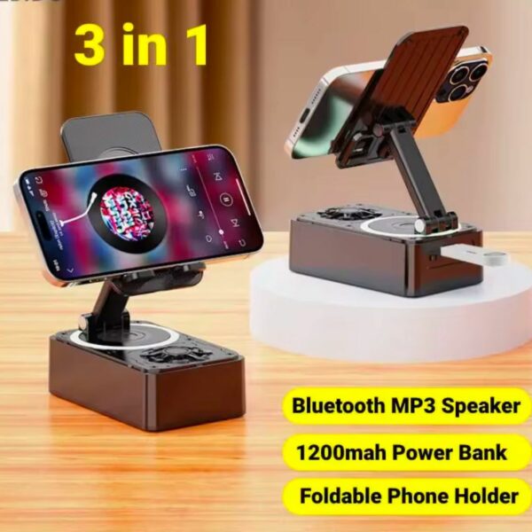 3-in-1 Portable TWS 5.0 Wireless Speaker.
