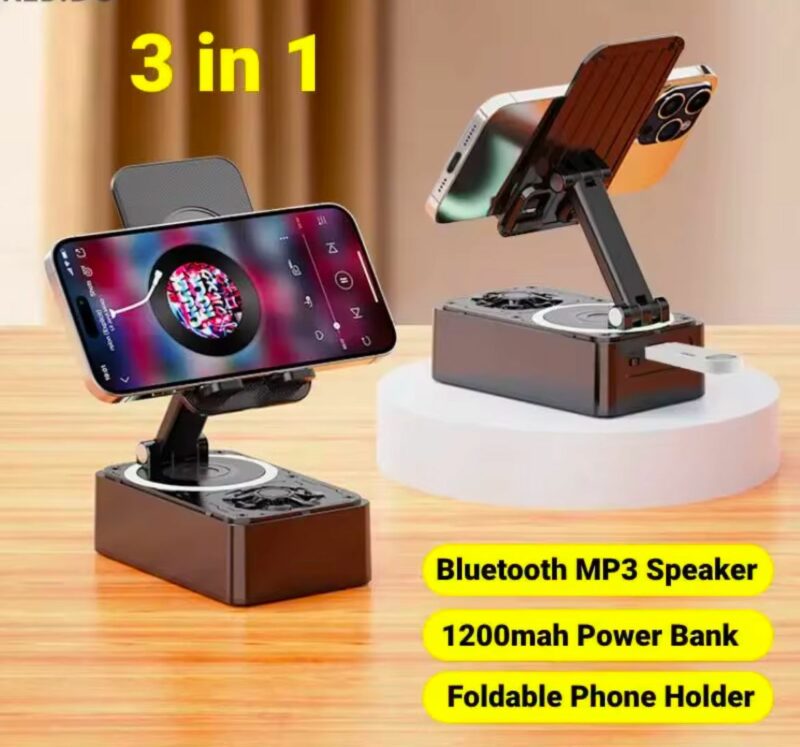 3-in-1 Portable TWS 5.0 Wireless Speaker.