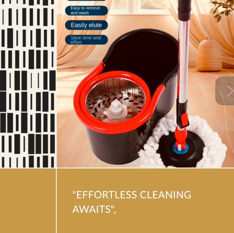 Rotating Mop and Bucket Set