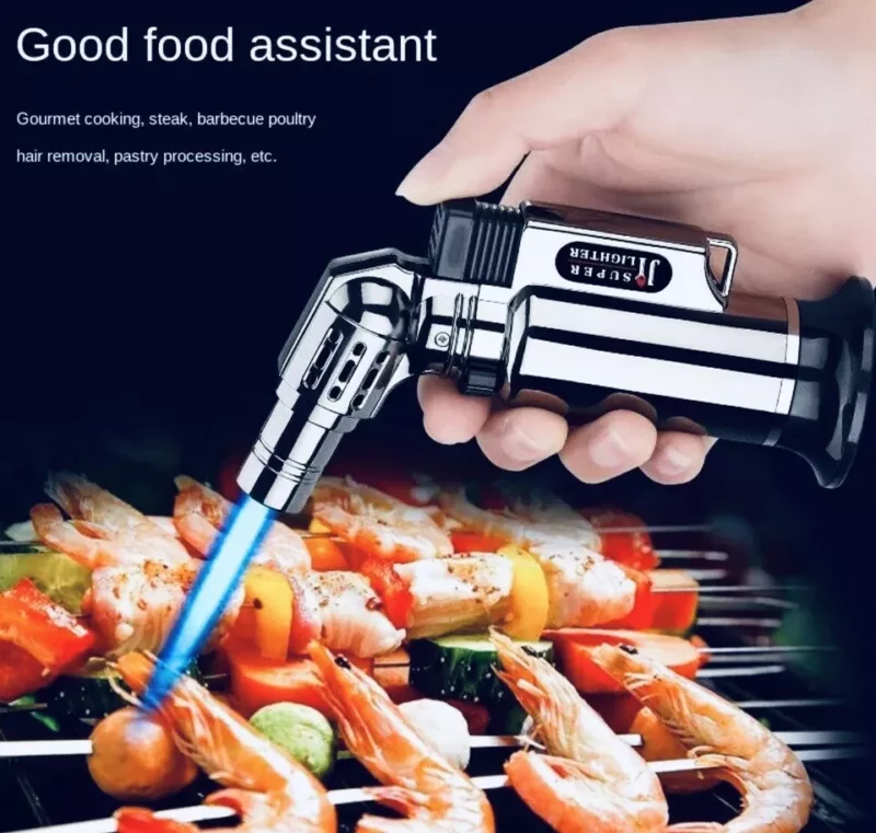 Adjustable Butane Torch Lighter Jet Gun Welding Flame Windproof Refillable Gas - Image 3