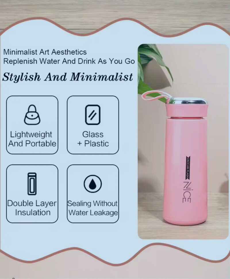 13.5oz Glass Water Bottle - Image 2