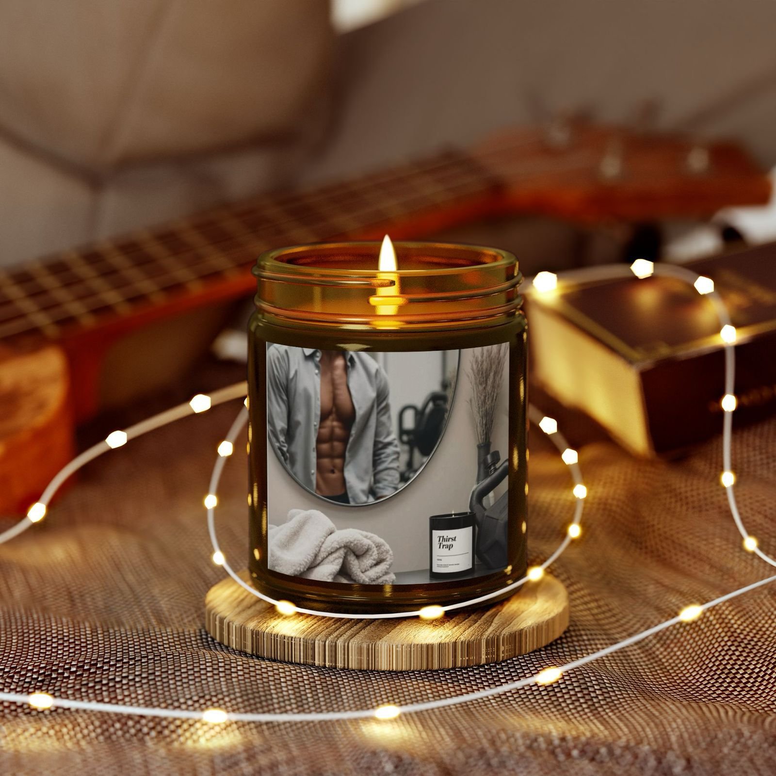 The Spark That Stays candle label