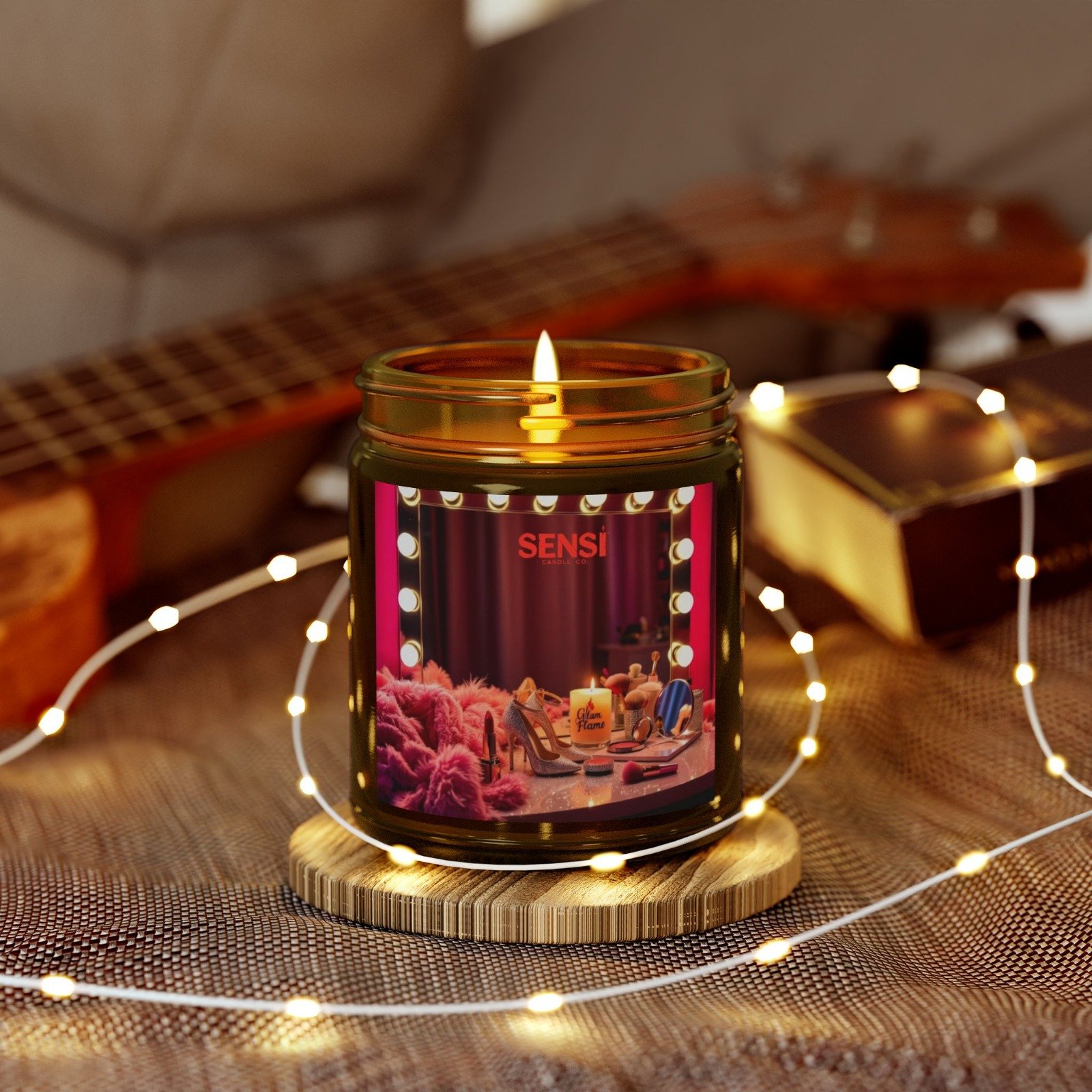 Orange Chaos / Zest candle label